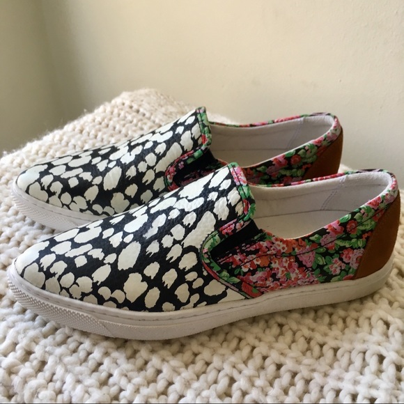 Coach C103 floral leather slip-on - Picture 2 of 8